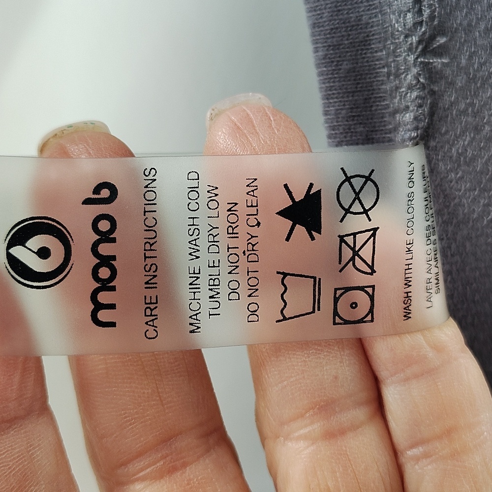 Mono B Pullover Size Medium High Split Side Purpl… - image 5